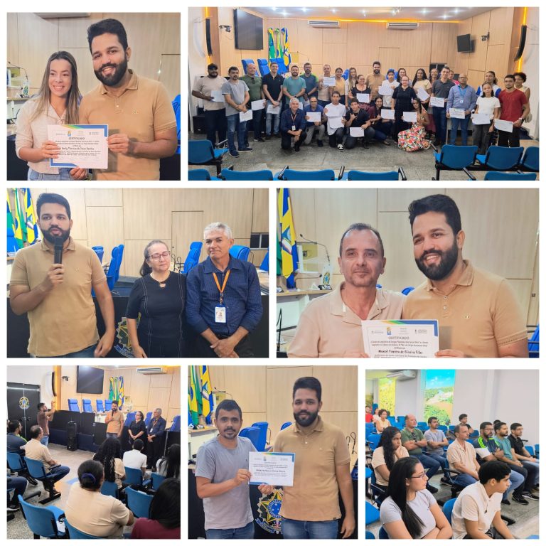 Nessa manhã de quinta-feira (28), foi feita a entrega pelo presidente da CME, vereador Kaique Freirede, dos certificados aos alunos dos cursos de Informática Básica, Organização de Gestão de Documentos Legislativos e de Lei Geral de Proteção de Dados.   Os cursos foram realizados pela Escola do Legislativo Vereador Luiz Sérgio Nascimento Melo, de Estância, em parceria com o SENAC e  ELESE(Escola do Legislativo da ALESE).  Ainda se encontra em andamento no Deck dos Tambaquis, no litoral Estanciano, o Curso de Formação de Garçom e logo depois, será iniciado o de Coquetéis e Drinques, no mesmo local.  Segundo Edineusa Melo, Diretora da Escola, muitos outros cursos estão sendo programados para serem iniciados ainda em breve, tanto na sede da Escola, como em outros espaços, dentro do projeto Escola do Legislativo Itinerante.  Mais informações, na Escola do Legislativo, localizada à rua Gumercindo Bessa, 216, centro de Estância.  Por: ASCOM/Câmara Municipal de Estância